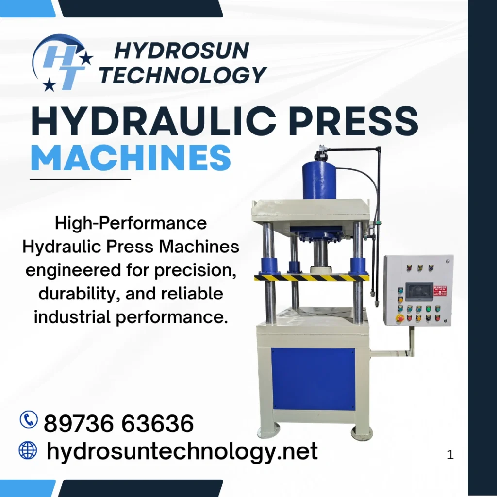 Hydraulic Press Machines Manufacturer in Coimbatore