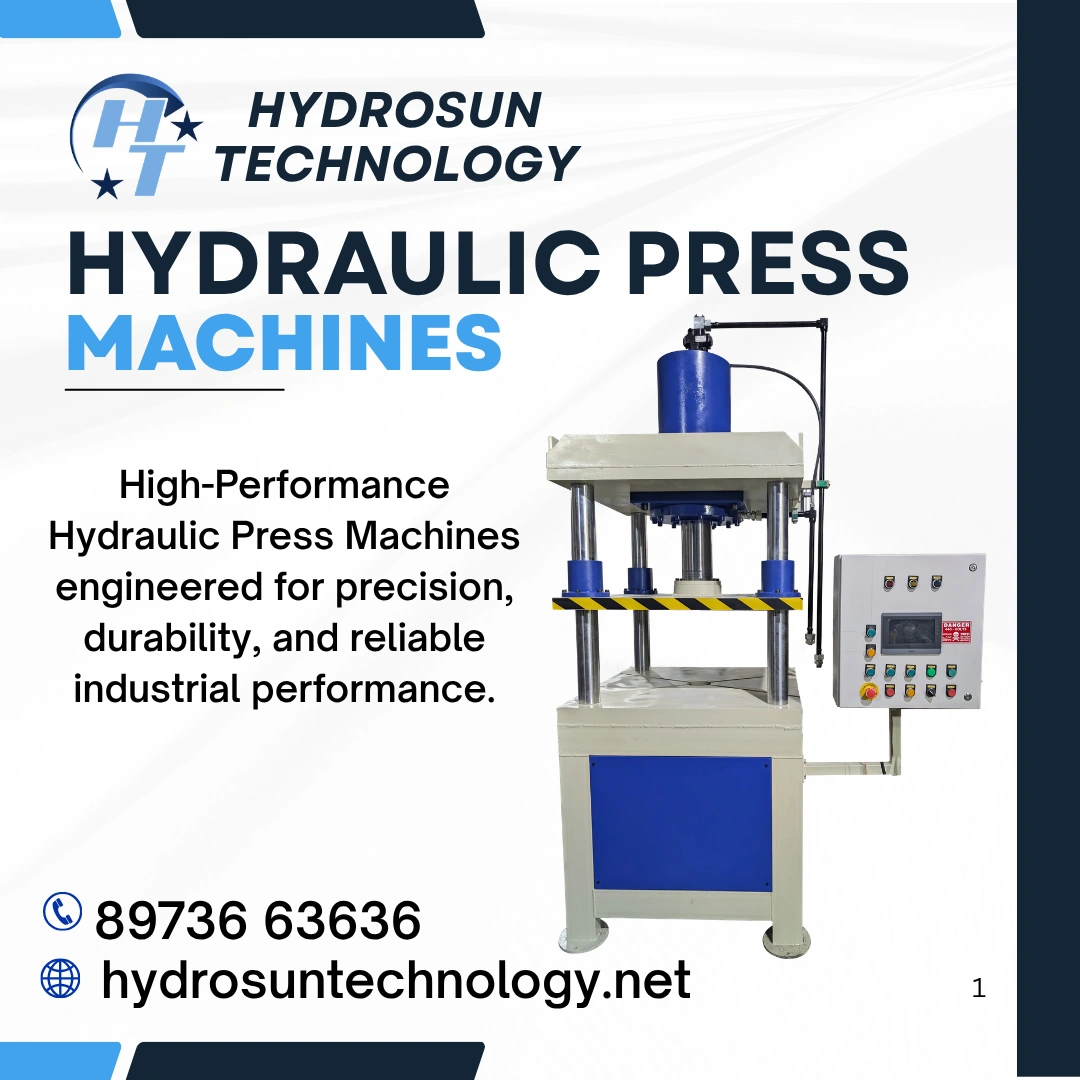 Hydraulic Press Machines Manufacturer in Coimbatore